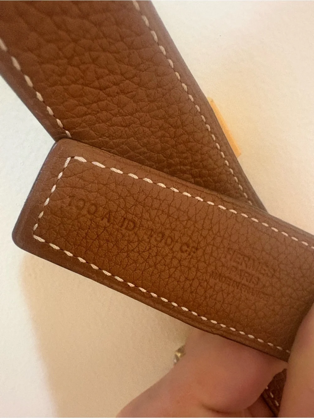 Hermes Reversible Leather Belt in Black and Tan with Gold H Buckle